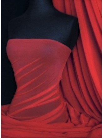 LT Power Mesh 4 Way Stretch Material- Deep Red 109 LT DPRD