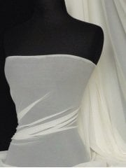LT Power Mesh 4 Way Stretch Material- Ivory Cream 109 LT IVCRM