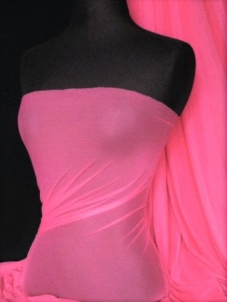 LT Power Mesh 4 Way Stretch Material- Light Cerise 109 LT LCRS