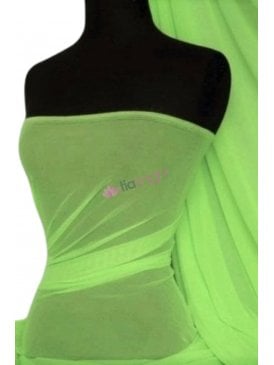 LT Power Mesh 4 Way Stretch Material- Light Lime Green 109 LT LTLM