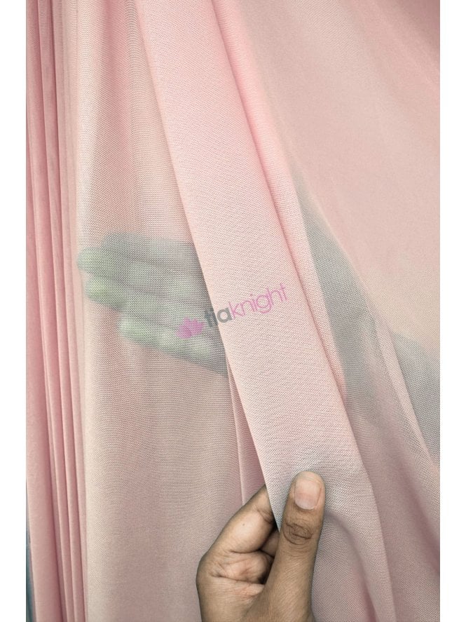LT Power Mesh 4 Way Stretch Material- Light Peach 109 LT LPCH