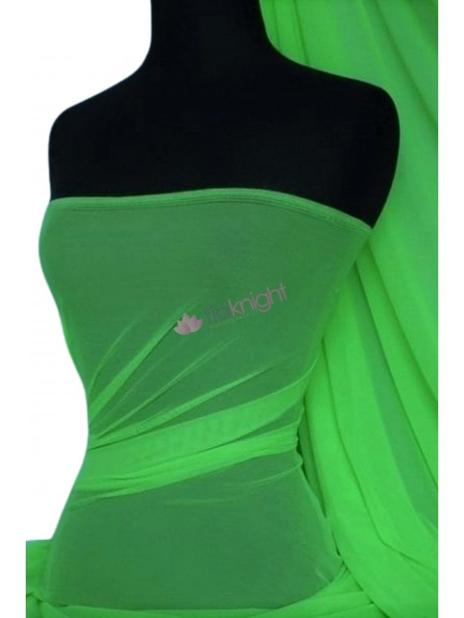 LT Power Mesh 4 Way Stretch Material- Parrot Green 109 LT PTGRN
