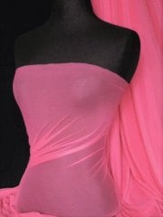 LT Power Mesh 4 Way Stretch Material- Punch Pink 109 LT PNCH