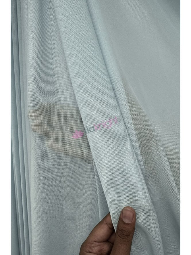 LT Power Mesh 4 Way Stretch Material- Silver Grey 109 LT SLV