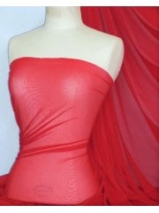 LT Power Mesh 4 Way Stretch Material- Tomato Red 109 LT TMRD