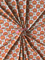 Luxe Heavy Matt Lycra 4 Way Stretch Fabric- Funky Florals SQ646 ORMLT