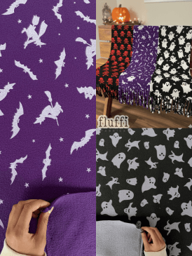 Luxurious Double Sided Bonded Anti-Pill Fleece- Halloween 23