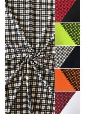 Luxurious Double Sided Bonded Anti-Pill Printed Fleece- Tartan SQ446