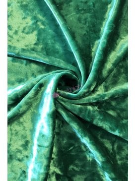 Marble Texture Velvet Lycra 4 Way Stretch Fabric- Jade Green Q172 JD