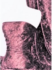 Marble Texture Velvet Lycra Stretch Fabric- Mauve SQ388 MVE