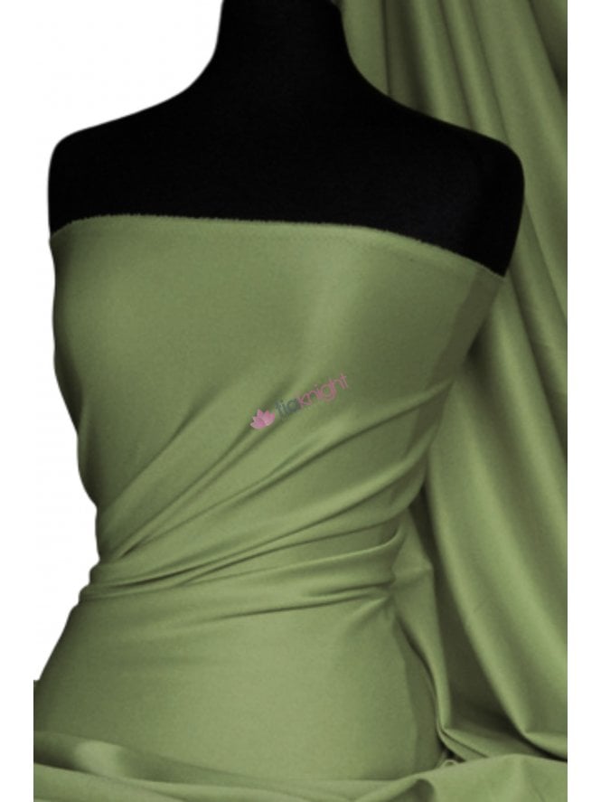 Marcy 4 Way Stretch Poly Fabric- Olive Green Q1336 OLV