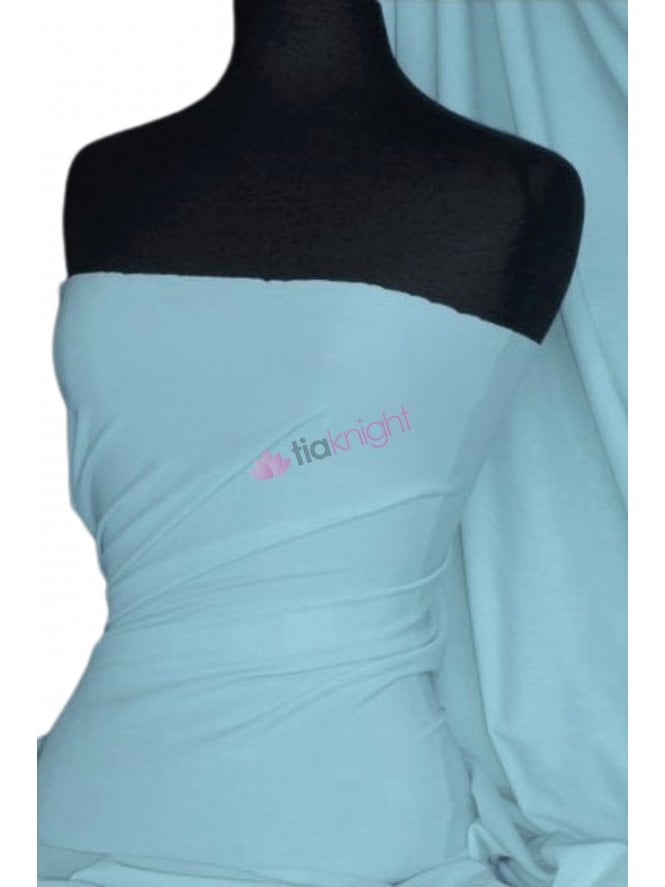 Matt Lycra 4 Way Stretch Fabric- Baby Blue Q56 BBL
