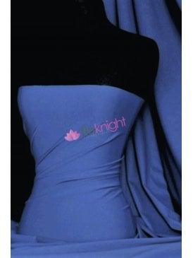 Matt Lycra 4 Way Stretch Fabric- Bluebird Q56 BLBD