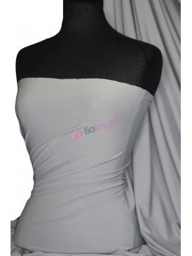 Matt Lycra 4 Way Stretch Fabric- Cloud Grey Q56 CGR