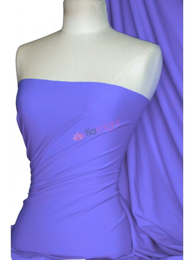 Matt Lycra 4 Way Stretch Fabric- Lavender Q56 LVD