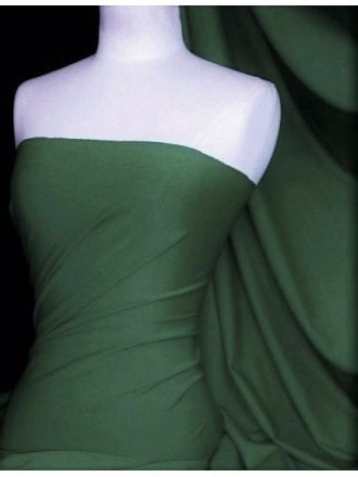 Matt Lycra 4 Way Stretch Fabric- Light Bottle Green Q56 LBTGR