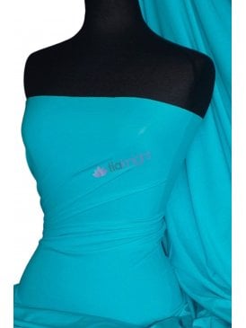 Matt Lycra 4 Way Stretch Fabric- Light Turquoise Q56 LTQ