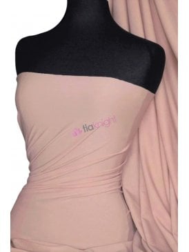 Matt Lycra 4 Way Stretch Fabric- Peach Q56 PCH