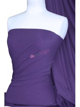 Matt Lycra 4 Way Stretch Fabric- Purple Q56 PPL