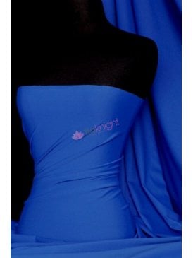 Matt Lycra 4 Way Stretch Fabric- Royal Blue Q56 RBL