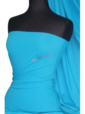Matt Lycra 4 Way Stretch Fabric- Turquoise Q56 TQS