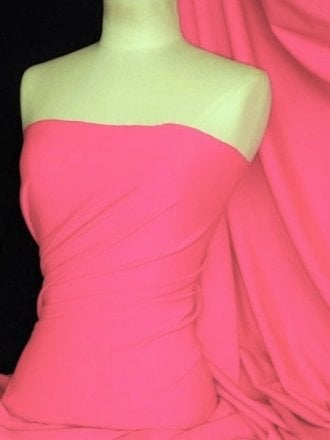 Matt Lycra 4 Way Stretch Fabric- Ultra-Pink Q56 UPN