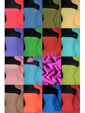 Matte Nylon Lycra 4 Way Stretch Dressmaking Fabric Q56M