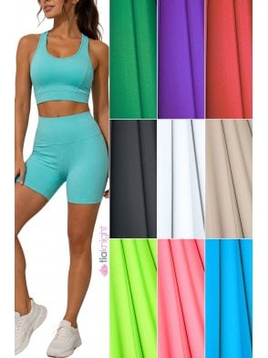 Matte Nylon Lycra 4 Way Stretch Swim Dance Fabric Q56T