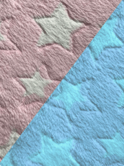 Micro Fleece Ultra Soft Fabric- Stars SQ728