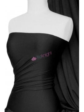 Micro Lycra 4 Way Stretch Fabric - Black Q259 BK
