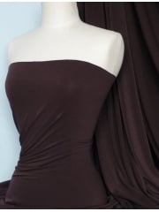Micro Lycra 4 Way Stretch Fabric - Chocolate Q259 CHC