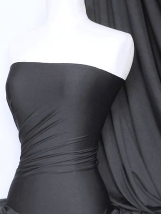 Micro Lycra 4 Way Stretch Fabric - Elephant Grey Q259 EGR