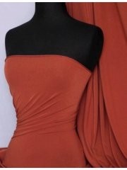 Micro Lycra 4 Way Stretch Fabric - Fire Orange Q259 FIOR