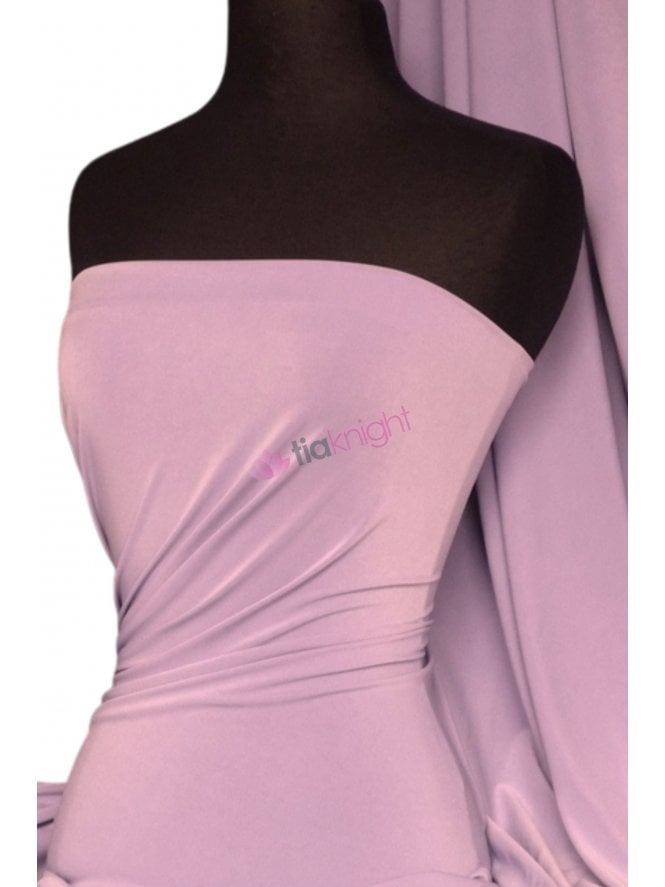Micro Lycra 4 Way Stretch Fabric - Pale Lilac Q259 PLLC