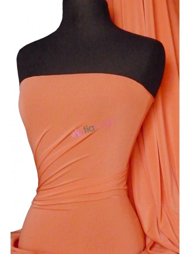 Micro Lycra 4 Way Stretch Fabric - Salmon Q259 SLM