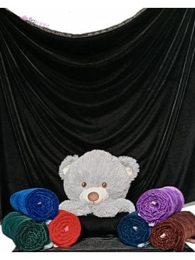 Micro Velvet Velour Fabric Luxuriously Soft Velvet- MVEL22