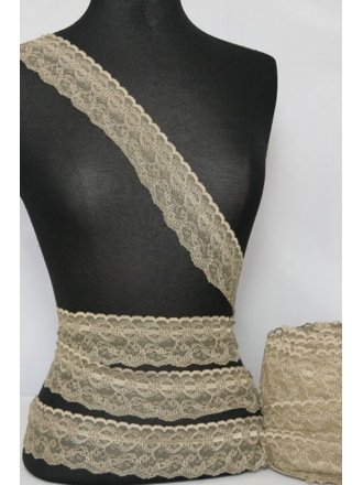 Natural Stone Scalloped Lace Trimming
