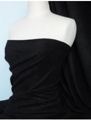  NEW- Black Soft Light Polar Fleece- Narrow Width 100cm