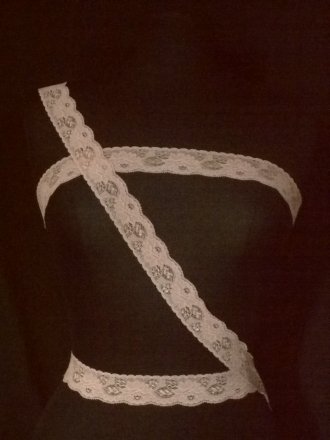 Nude Pink Floral Lace Trim
