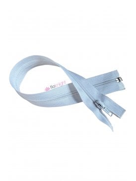 Nylon Zip 14" Inch Closed End Zipper- White