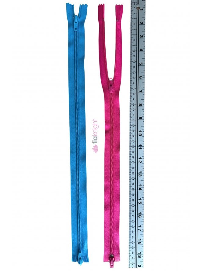 Nylon Zip 17.5" Inch Open End Zipper