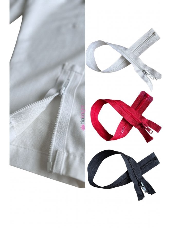 Nylon Zip 17" Inch Closed End Zipper
