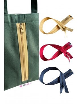 Nylon Zip 19" Inch Closed End Zipper