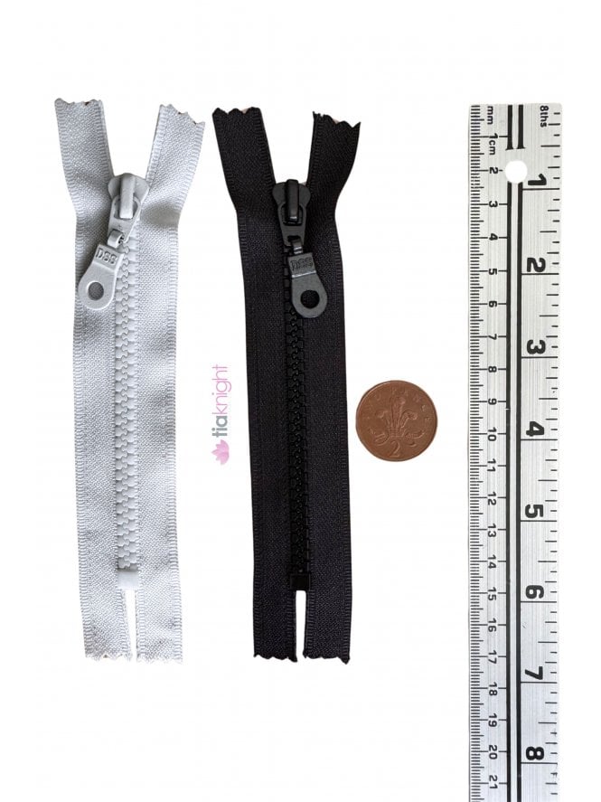Nylon Zip 5" Inch Closed End Zipper