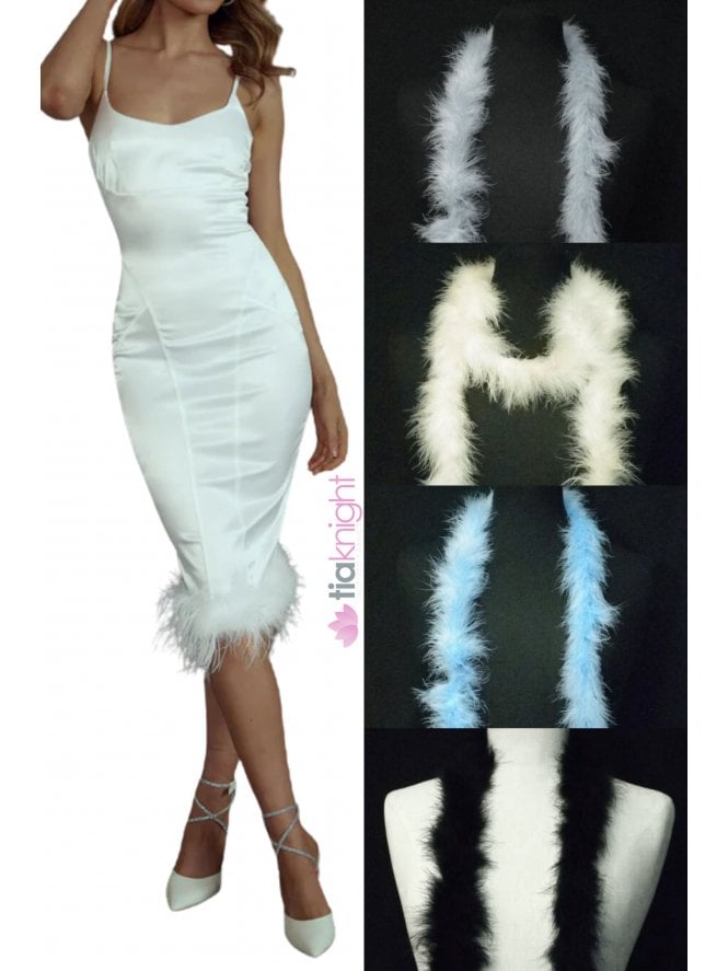 PACK Feather Boa Faux Fur Trimmings- SY170