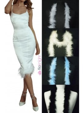 PACK Feather Boa Faux Fur Trimmings- SY170