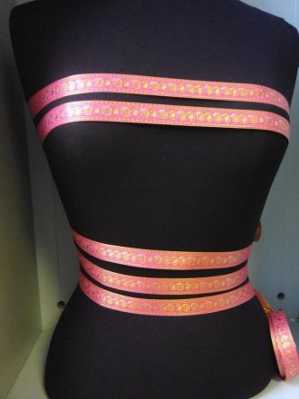 Paisley Trimming- Pink SY115 PN