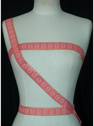 Paisley Trimming- Pink SY117 PN