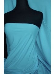 Paris Mesh Non-Lycra 4 Way Stretch Light Jersey Fabric- Turquoise Q450 TQ