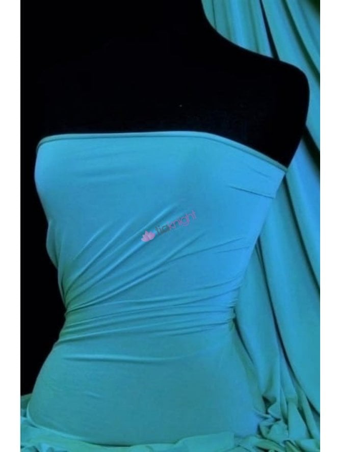 Peach Skin Soft Touch Drape Dress Stretch Fabric- Aquamarine PSK208 AQMR